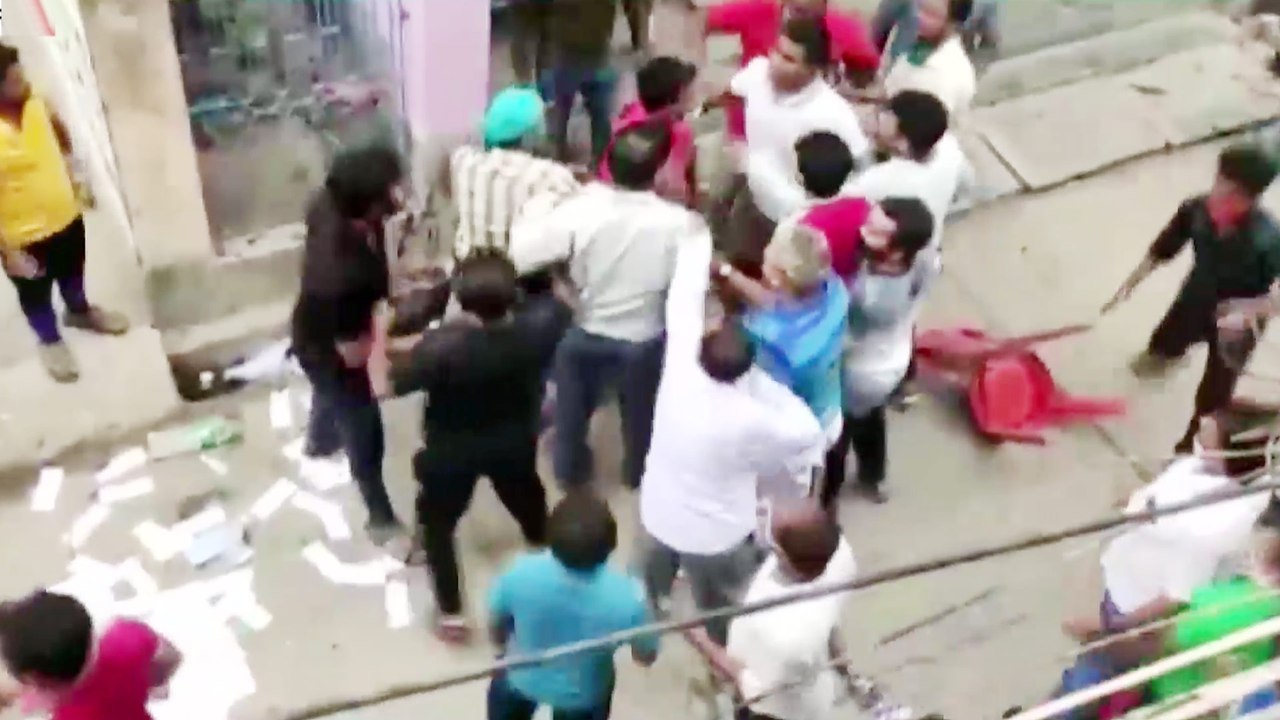 Caught on Camera: Clash breaks out between TMC and BJP