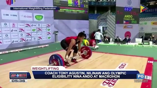 Coach Tony Agustin, nilinaw ang Olympic eligibility nina Ando at Macrohon