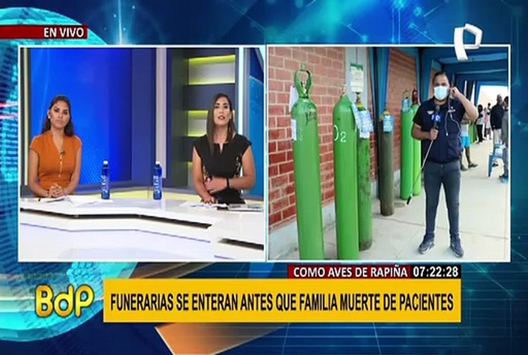 Drama en Pisco: hacen largas colas para conseguir oxígeno para pacientes con covid-19