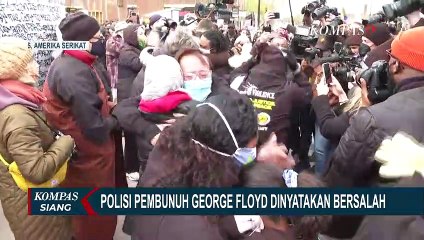 Polisi Pembunuh George Floyd Dinyatakan Bersalah, Terancam Penjara Hingga 40 Tahun