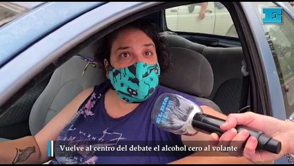 Vuelve al centro del debate el alcohol cero al volante