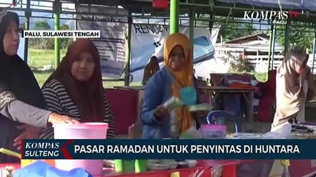 Pasar Ramadan Untuk Penyintas di Huntara