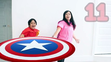 Kids Workout Video At Home 30Mins Family Fun With  Ryan'S World!!