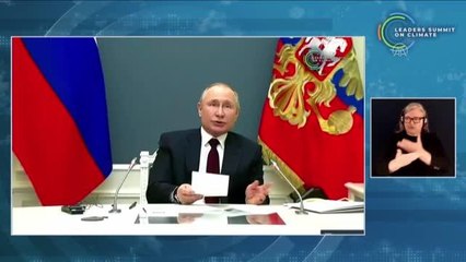 Putin: "İklim değişikliği sorununa çözüm bulmak için uluslararası iş birliğiyle ilgiliyiz"
