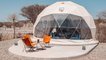 This Luxury Glamping Experience Outside of Dubai Offers Dome-Shaped Tents, Fire Pits, and