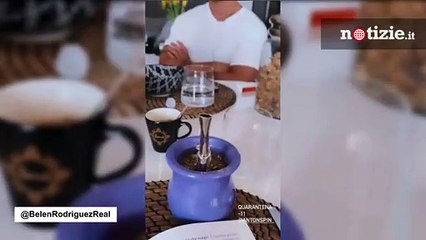 Belen Rodriguez e Antonio Spinalbese in quarantena: il video dopo il viaggio alle Maldive