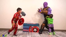 Thanos Steals Our Toy Box Avengers Fun With Ckn Toys