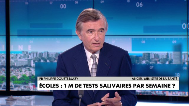 Philippe Douste-Blazy : J'aimerais qu'avant la rentrée des classes, il y ait un énorme testing des enfants et ensuite d'évaluer 2 fois par semaine ces chiffres