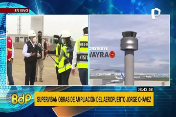 MTC supervisa obra de ampliación del Aeropuerto Internacional Jorge Chávez