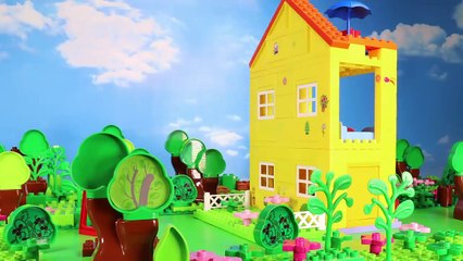 Big Bloxx - Peppa Pig - Episode 02 Playing School - Stop Motion Video - Toy Tales - English