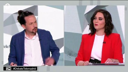 El magistral zasca "en toda la cara" de Ayuso a Iglesias en el debate