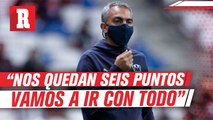 Auxiliar de Aguirre tras caer vs Chivas: 