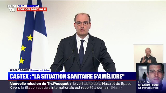 Jean Castex: Nous faisons face au variant britannique, plus contagieux et plus difficile à combattre