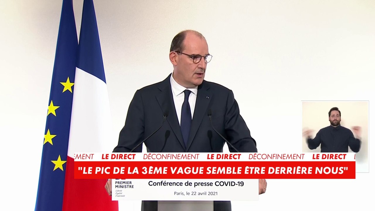 Jean Castex annonce une possible réouverture de certains commerces, lieux culturels et des terrasses le 3 mai"