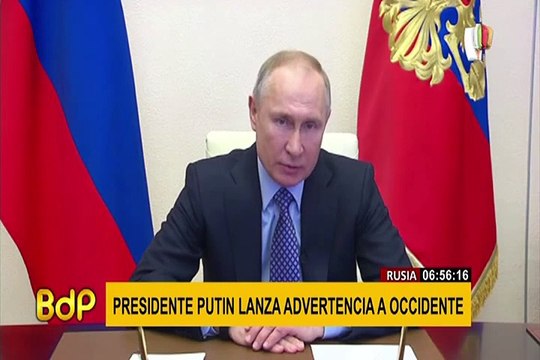 Putin: Occidente lamentará provocación a Rusia como hace mucho no lo hacen