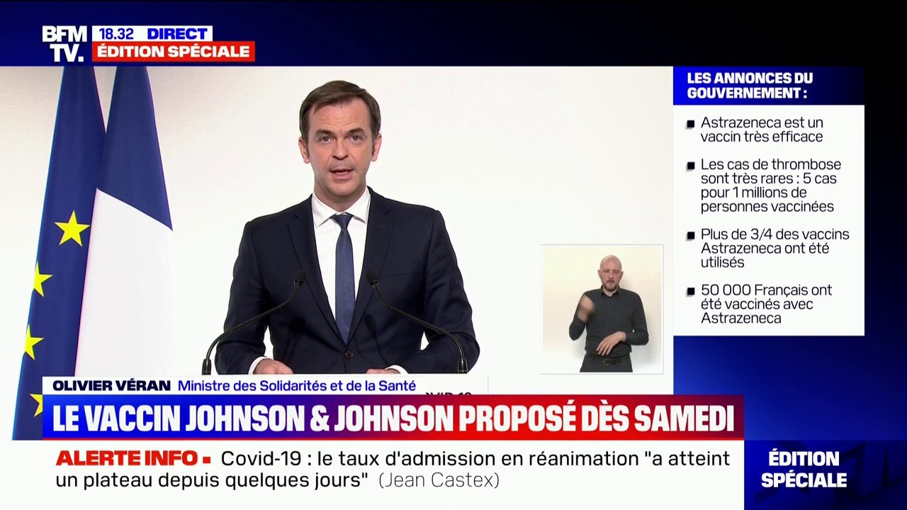Olivier Véran annonce la possibilité de "démarrer d'ici la mi-mai" la vaccination des personnes souffrant d'obésité