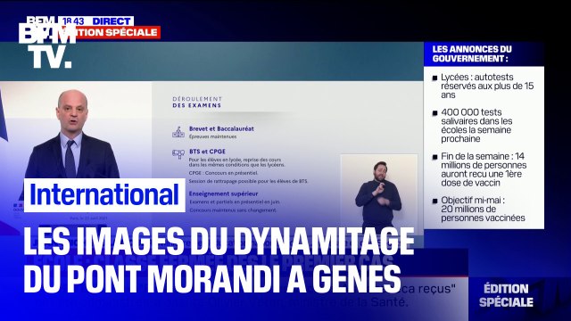 Jean-Michel Blanquer annonce le maintient des épreuves terminales du Brevet et du Bac