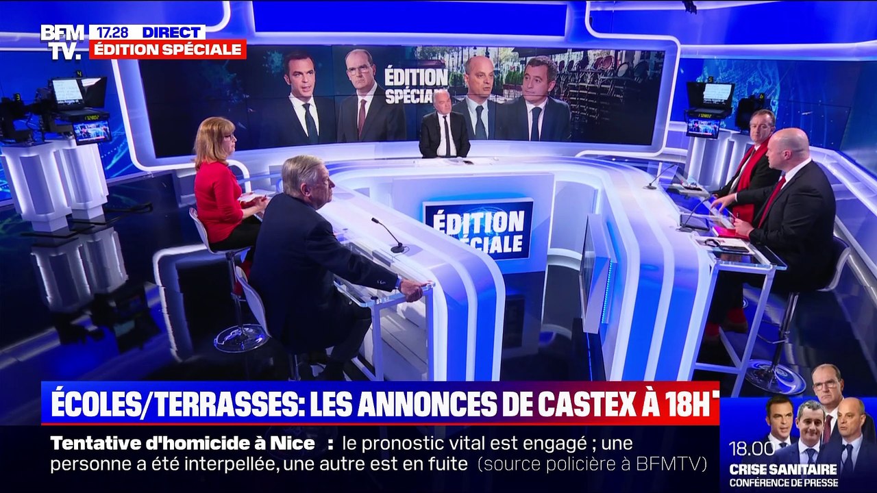 Édition spéciale : Que vont annoncer Jean Castex, Olivier Véran et Jean-Michel Blanquer ? - 22/04