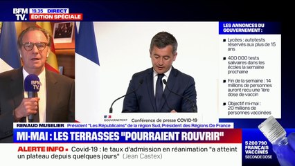 Renaud Muselier (LR): "La territorialisation est absolument indispensable pour la réouverture"