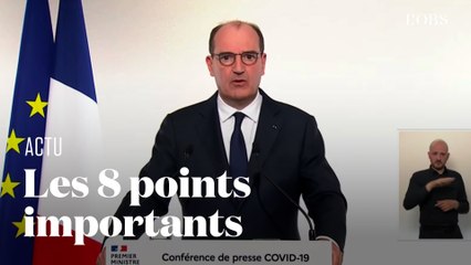 Jean Castex : les 8 points à retenir des interventions du Premier ministre et d'Olivier Véran