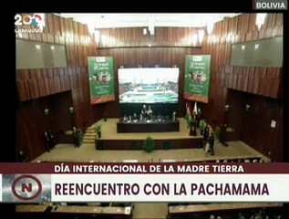 Vicepdte. Choquehuanca: La Pachamama satisface todo lo que necesitamos, pero no satisface la codicia
