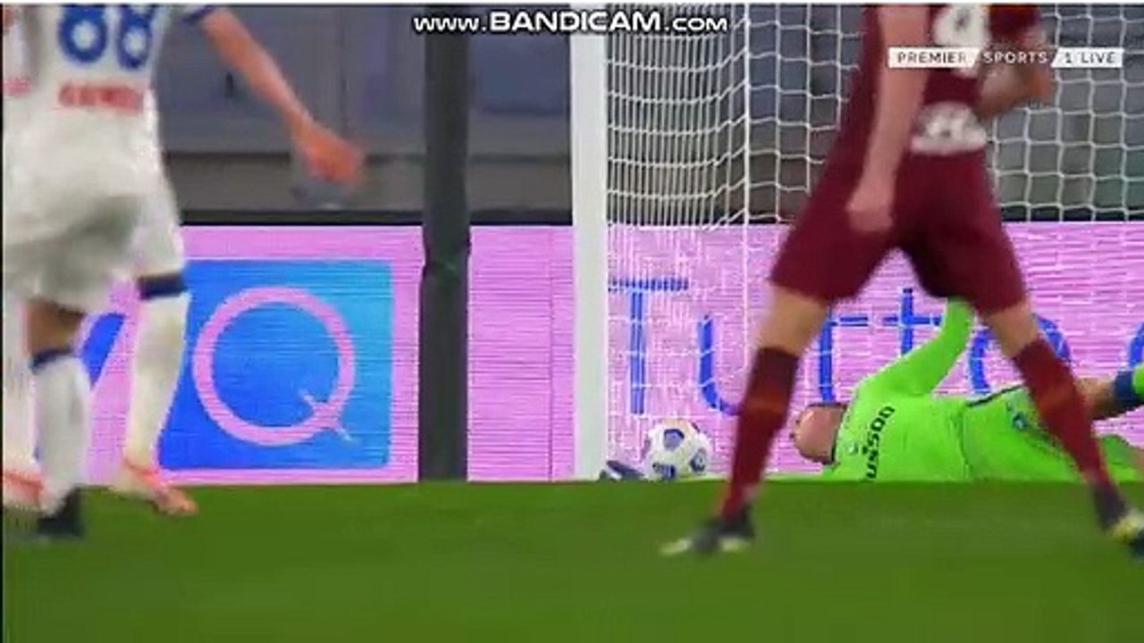 Roma - Atalanta 1-1 GOAL CRISTANTE 22-04-2021