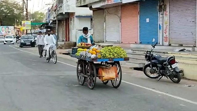 फल एवं सब्जियों का विक्रय हाथ ठेलों पर फेरी लगाकर किया जा सकता है