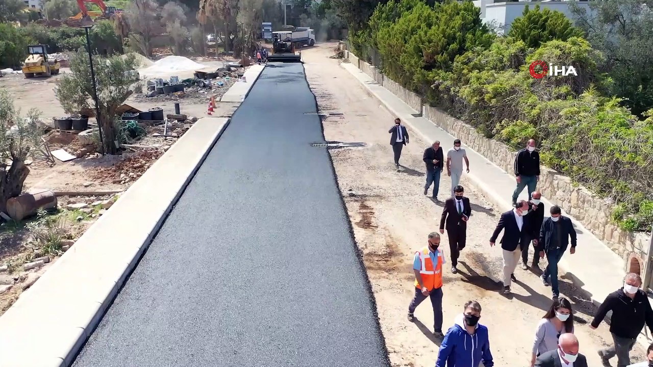 Bodrum'da alt yapı ve üst yapı çalışmaları devam ediyor
