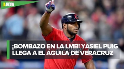 Yasiel Puig jugará con El Águila de Veracruz en la LMB