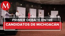 Primer debate entre candidatos a la gubernatura de Michoacán