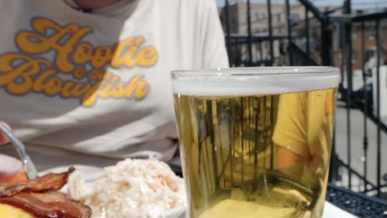 The Sun, A Burger, Good Cole Slaw, And a LaBatt Is Hard To Top....