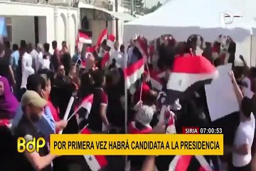 ¡Histórico! Siria tendrá por primera vez una candidata a la presidencia