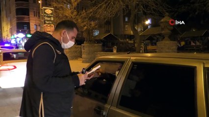 Kars’ta sokağa izinsiz çıkanlara ceza yağdı