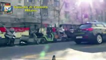 Milano - Sequestrate 5 milioni di mascherine stoccate in un deposito clandestino (22.04.21)