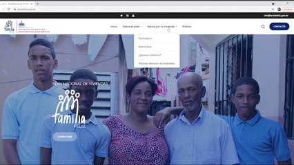 Tutorial de cómo llenar el formulario de solicitud en el Plan Nacional Familia Feliz
