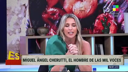 La emoción de Miguel Ángel Cherutti al ver  a su hija
