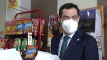 Moreno visita los ayuntamientos de los municipios granadinos de Huétor Santillán y La Calahorra