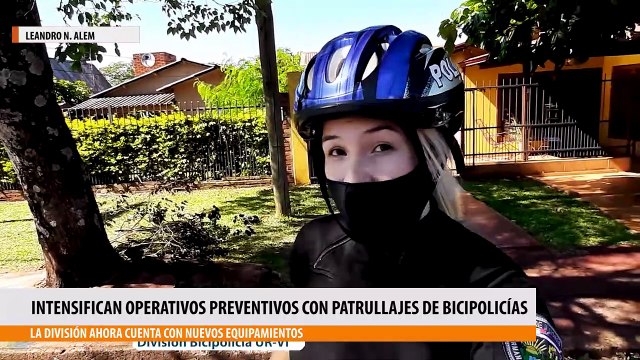 Intensifican operativos preventivos con patrullajes de Bicipolicías