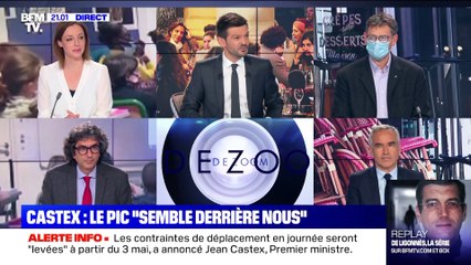Castex: Le pic "semble derrière nous" - 22/04