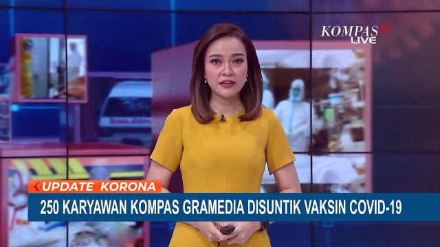 250 Karyawan Kompas Gramedia Disuntik Vaksin Corona di Medan