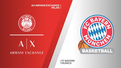 AX Armani Exchange Milan - FC Bayern Munich Highlights | Turkish Airlines EuroLeague, PO Game 2