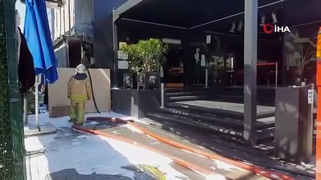 Sosyete kasabı Nusret'in mekanında yangın