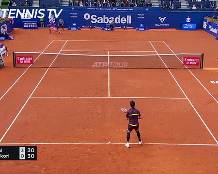 Nadal survives three-set Nishikori scare