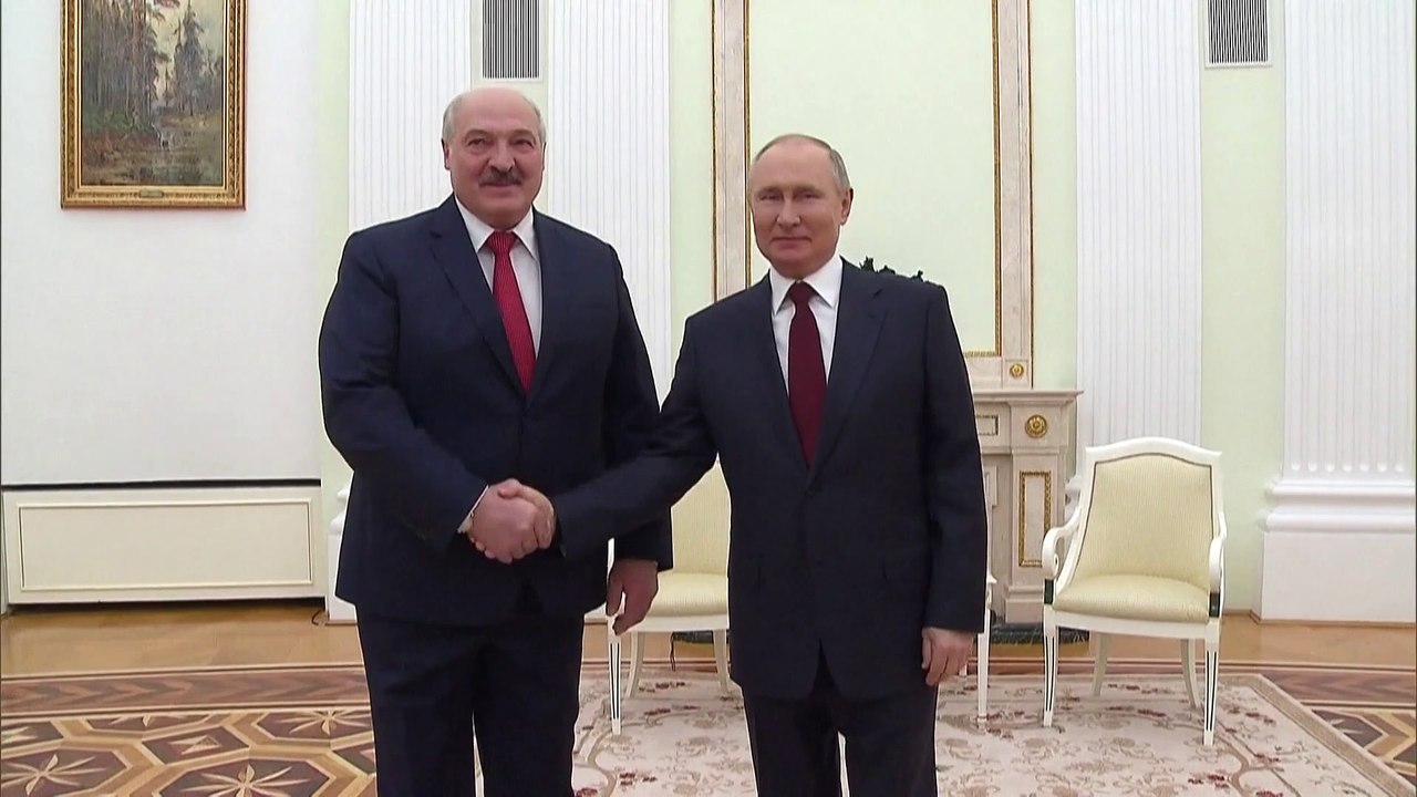 Putin trifft Lukaschenko und beschuldigt Ukraine