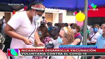 Nicaragua desarrolla vacunación voluntaria contra el Covid-19 en Matagalpa