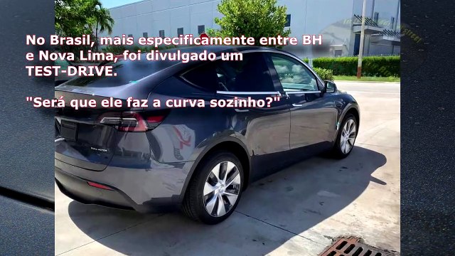Um TESLA em Belo Horizonte! Carro desce sozinho desde o Jardim Canadá (Nova Lima) até a Savassi (BH) - BR 040 / BR 356