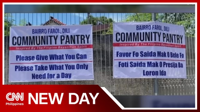 Timor-Leste sets up first community pantry