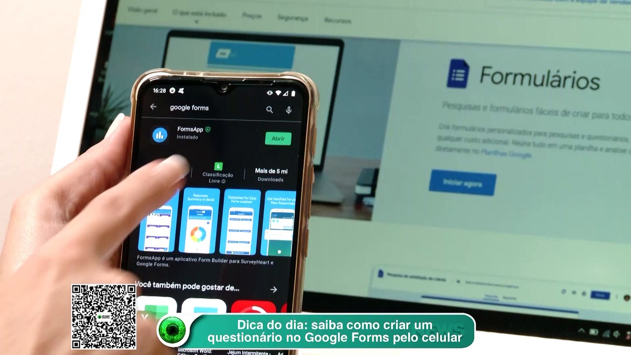 Dica- saiba como criar um questionário no Goog...