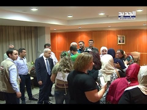 أول مجموعة لبنانية تعود إلى لبنان هرباً من إعصار إيرما المدمر -دارين دعبوس