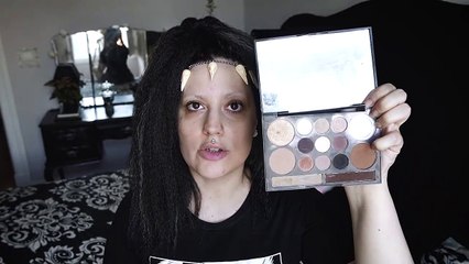 Glasses Makeup Routine For Goth Nerds